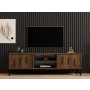 HOME LINE TV polica Shape Walnut - slika 1
