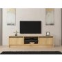 HOME LINE TV polica Pelen Sapphire Oak Anthracite - slika 1