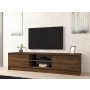HOME LINE TV polica Olca Walnut Anthracite - slika 2