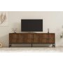 HOME LINE TV polica Melody Walnut - slika 1