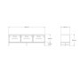 HOME LINE TV polica Melody White - slika 4