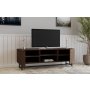 HOME LINE TV polica Wood Walnut - slika 3