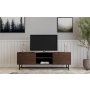 HOME LINE TV polica Wood Walnut - slika 1