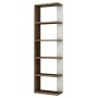 HANAH HOME Polica za knjige Tower Walnut - slika 1