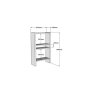 HOME LINE Polica za knjige Pera Walnut - slika 4