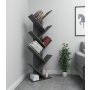 HANAH HOME Polica za knjige Hitit Anthracite - slika 4