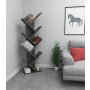 HANAH HOME Polica za knjige Hitit Anthracite - slika 2