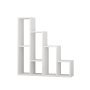 HANAH HOME Polica za knjige Sule White - slika 1