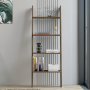HOME LINE Polica za knjige Solid Walnut - slika 2
