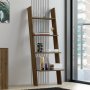 HOME LINE Polica za knjige Solid Walnut - slika 1