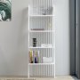HOME LINE Polica za knjige Solid White - slika 2