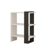 HOME LINE Polica za knjige Funda White Anthracite - slika 3