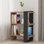 HOME LINE Polica za knjige Ova Atlantic Pine Anthracite - slika 1