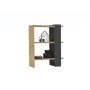 HOME LINE Polica za knjige Yonca Sapphire Oak Anthracite - slika 2