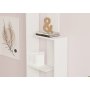 HANAH HOME Polica za knjige Wand White - slika 4