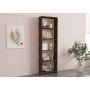 HANAH HOME Polica za knjige New Walnut - slika 2