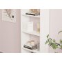 HOME LINE Polica za knjige New White - slika 3