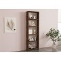 HOME LINE Polica za knjige New Walnut - slika 2
