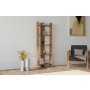 HANAH HOME Polica za knjige Virba Walnut - slika 2