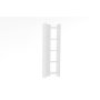 HOME LINE Polica za knjige Virba White - slika 3