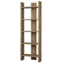 HOME LINE Polica za knjige Virba Walnut - slika 3