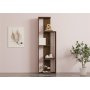 HOME LINE Polica za knjige Wand Walnut - slika 1