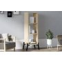 HOME LINE Polica za knjige Gordes Sapphire Oak - slika 1
