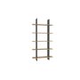 HOME LINE Polica za knjige Lina Sapphire Oak Anthracite - slika 3