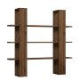 HOME LINE Polica za knjige Ada Walnut - slika 4
