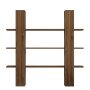 HOME LINE Polica za knjige Ada Walnut - slika 5