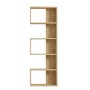 HOME LINE Polica za knjige Nebu Sapphire Oak - slika 5