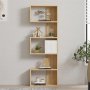 HOME LINE Polica za knjige Nebu Sapphire Oak - slika 1