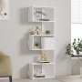 HOME LINE Polica za knjige Nebu White - slika 2