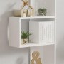 HOME LINE Polica za knjige Nebu White - slika 3