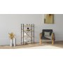 HOME LINE Polica za knjige Mina Sapphire Oak - slika 1