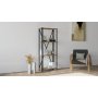 HOME LINE Polica za knjige London Walnut - slika 1