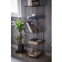 HOME LINE Polica za knjige Elvis Black - slika 1