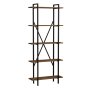 HOME LINE Polica za knjige Kinder Walnut - slika 4