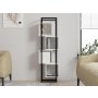 HOME LINE Polica za knjige Rabant White - slika 1