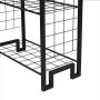HOME LINE Polica za knjige Kane Black - slika 4