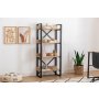 HOME LINE Polica za knjige Adisa Sapphire Oak - slika 1