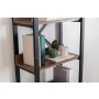 HOME LINE Polica za knjige Adisa Walnut - slika 3