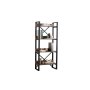 HOME LINE Polica za knjige Adisa Walnut - slika 4