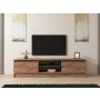 HOME LINE TV polica Isil Atlantic Pine Anthracite - slika 1