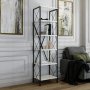 HANAH HOME Polica za knjige Suadiye White - slika 2