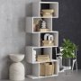 HANAH HOME Polica za knjige Meric White - slika 2