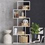 HANAH HOME Polica za knjige Meric White - slika 1