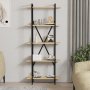 HANAH HOME Polica za knjige Kinder Oak - slika 3