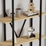 HANAH HOME Polica za knjige Kinder Oak - slika 4