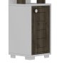 HANAH HOME Polica za knjige Anka White Walnut - slika 5